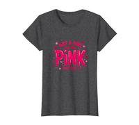 Not A Girl, Just Like Pink, Une déclaration stimulante pour Les garçons T-Shirt, Femme, Chiné Foncé, XL