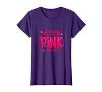 Not A Girl, Just Like Pink, Une déclaration stimulante pour Les garçons T-Shirt, Femme, Violet, XXL