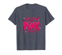 Not A Girl, Just Like Pink, Une déclaration stimulante pour Les garçons T-Shirt, Homme, Bleu Chiné, 3XL