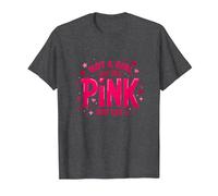 Not A Girl, Just Like Pink, Une déclaration stimulante pour Les garçons T-Shirt, Homme, Chiné Foncé, M