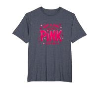 Not A Girl, Just Like Pink, Une déclaration stimulante pour Les garçons T-Shirt, Homme Grandes Tailles, Bleu Chiné, 5X Tall