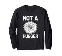 Not A Hugger - Oursin de mer amusant No Hugs Introvert Sarcastic Manche Longue