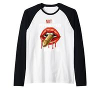 Not A Pepper Spray Kind of Girl Pro Gun Owner Right Red Lip Manche Raglan