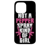 Not A Pepper Spray Kind of Girl Pro Gun Owner Right Saying Coque pour iPhone 14 Pro Max