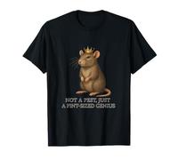 Not A Pest Noble Rat Crown Illustration de propriétaires de génie de la taille d'une pinte T-Shirt