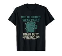 Not All Heroes Wear Capes Design Amusant T-Shirt