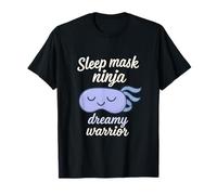 Not All Heroes Wear Capes Masque de Sommeil Imprimé Ninja T-Shirt