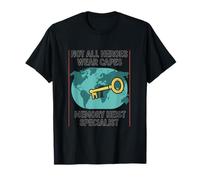 Not All Heroes Wear Capes Memory Heist Clé Vintage T-Shirt