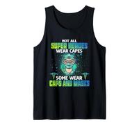 Not All Heroes Wear Capes Some Wear Caps and Mask Nurse Débardeur