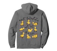 Not All My Ducks in a Row Funny Chaos Art - on Back Sweat à Capuche