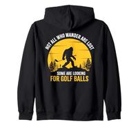 Not All Wanderers are Lost Golf Ball Golf Club Bigfoot Sweat à Capuche