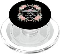 Not All Who Wander are Lost Floral Randonnée Outdoor Trekking PopSockets PopGrip pour MagSafe