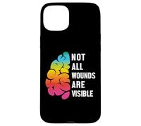 Not All Wounds are Visible Mental Health Santé Mentale Coque pour iPhone 15 Plus