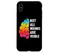 Not All Wounds are Visible Mental Health Santé Mentale Coque pour iPhone XS Max