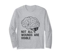 Not All Wounds are Visible Mental Health Santé Mentale Manche Longue