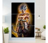 Not applicable Tableau Triptyque Mural Toile Peinture Mur Artwork Impressions Photos 3 Pcs Anime Dragon Modulaire Affiche Décoration de La Maison pour Le Salon