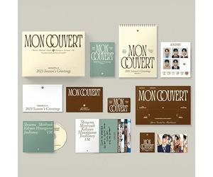 ( NOT AUDIO CD!! ) MONSTA X 2023 SEASON’S GREETINGS MON COUVERT ( DESK CALENDAR Ver. ) K-POP SEALED