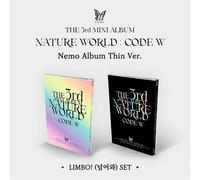 ( NOT AUDIO CD! ) NATURE NATURE WORLD : CODE W 3rd Mini Album ( NEMO ALBUM Thin Ver. ) ( LIMBO! + 넘어와 (Come over) - SET ) K-POP SEALED