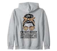 Not Bossy Natural Gifted Leadership and Honesty Women Sweat à Capuche
