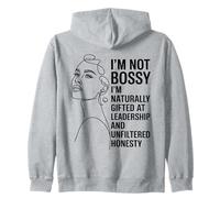 Not Bossy Natural Gifted Leadership and Honesty Women Sweat à Capuche