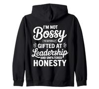 Not Bossy Natural Gifted Leadership and Honesty Women Sweat à Capuche