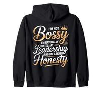 Not Bossy Natural Gifted Leadership and Honesty Women Sweat à Capuche