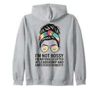 Not Bossy Natural Gifted Leadership and Honesty Women Sweat à Capuche
