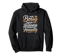 Not Bossy Natural Gifted Leadership and Honesty Women Sweat à Capuche