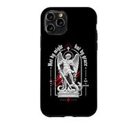 Not by Might But by Grace Christian Archange Bible Verse Coque pour iPhone 11 Pro