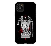 Not by Might But by Grace Christian Archange Bible Verse Coque pour iPhone 11 Pro Max