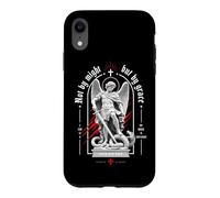 Not by Might But by Grace Christian Archange Bible Verse Coque pour iPhone XR