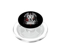 Not by Might But by Grace Christian Archange Bible Verse PopSockets PopGrip pour MagSafe