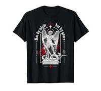 Not by Might But by Grace Christian Archange Bible Verse T-Shirt