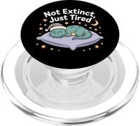 Not Extinct Just Tired - Citation drôle de dinosaure endormi PopSockets PopGrip pour MagSafe
