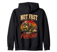 Not Fast Just Furious Tortue Racing Sweat à Capuche