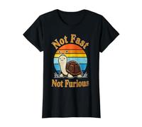 Not Fast Not Furious Turtle Pace Retro pour Les Amoureux de la Nature T-Shirt Graphique avec Valeur