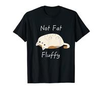 Not Fat I'm Fluffy Cute Lazy Cat T-shirt T-Shirt