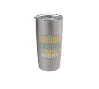 Not Feeling Creative Today Sorry Artist Burnout ||- Gobelet isotherme en acier inoxydable double paroi
