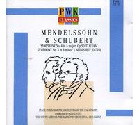 Mendelssohn & Schubert – Symphonie n°4 en la majeur Op.90 Italienne / Symphonie n°8 inachevée