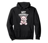 Not Friendly Introverti Asocial Solitaire Grincheux Ours Sweat à Capuche