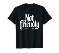 Not Friendly Introverti Asocial Solitaire Grincheux Ours T-Shirt