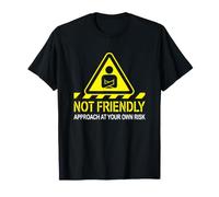Not Friendly Introverti Asocial Solitaire Grincheux Ours T-Shirt