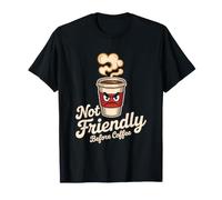 Not Friendly Introverti Asocial Solitaire Grincheux Ours T-Shirt