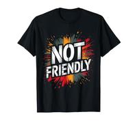 Not Friendly Introverti Asocial Solitaire Grincheux Ours T-Shirt