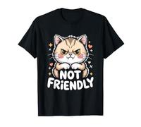 Not Friendly Introverti Asocial Solitaire Grincheux Ours T-Shirt