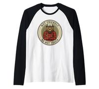 Not Friendly Leave Me Alone Bear Meme Do Not Touch Manche Raglan