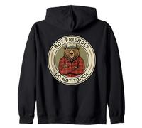Not Friendly Leave Me Alone Bear Meme Do Not Touch Sweat à Capuche