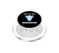 Not in The Mood Funny Cow Farmer Dairy Rancher Angry Bull PopSockets PopGrip pour MagSafe