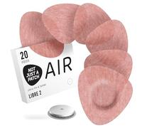 Not Just A Patch Air Freestyle Libre 2 Patchs sensoriels (20unité) - Résistants à la transpiration, fins, solides et légers pour une tenue sûre et une protection douce - (Brun)