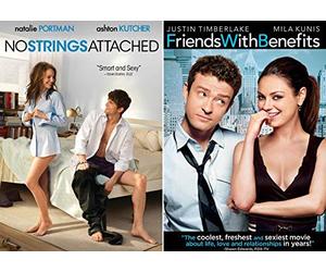 Not Just Friends Romantic Comedy 2 Feature Film Set - Friends With Benefits & No Strings Attached (DVD Bundle)